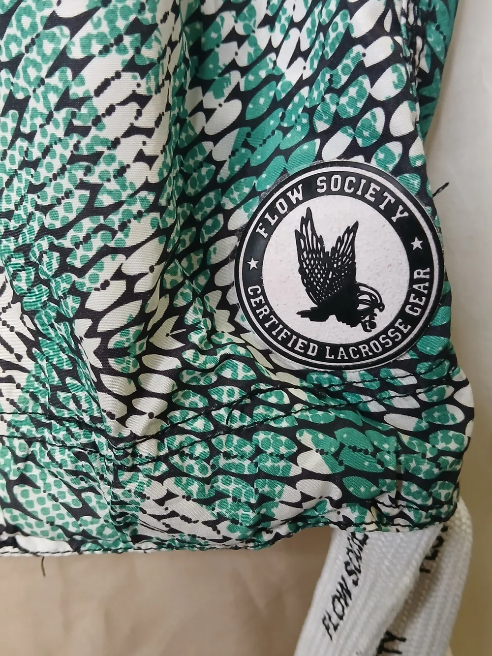 Green Patterned Shorts - Picture 2 of 6